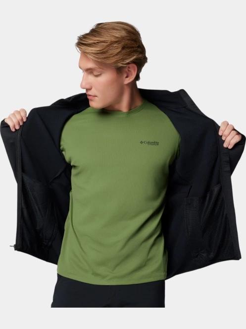 Columbia Triple Canyon Grid Fleece FZ II férfi polár pulóver fekete színben 5