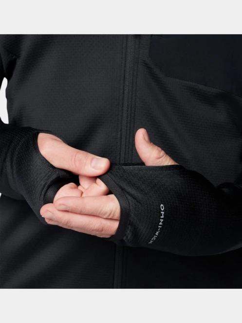 Columbia Triple Canyon Grid Fleece FZ II férfi polár pulóver fekete színben 6