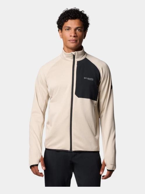 Columbia Triple Canyon Grid Fleece FZ II férfi polár pulóver homok színben 2
