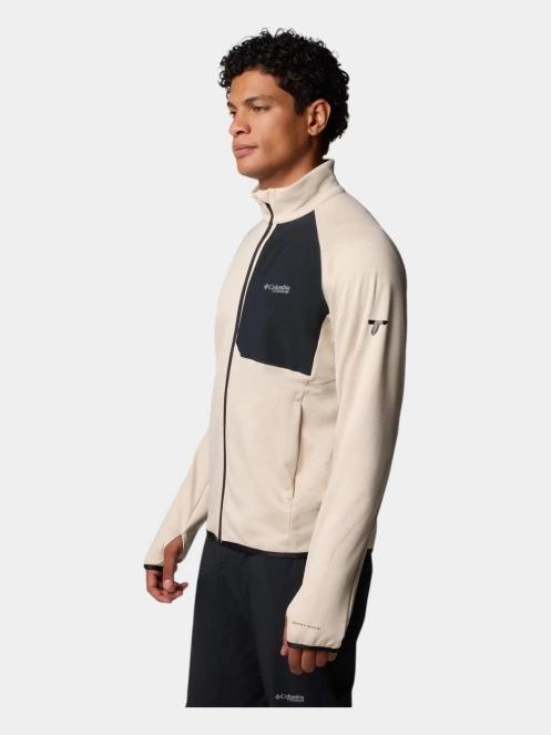Columbia Triple Canyon Grid Fleece FZ II férfi polár pulóver homok színben 3