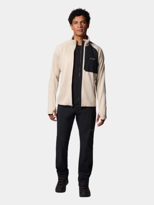 Columbia Triple Canyon Grid Fleece FZ II férfi polár pulóver homok színben 5