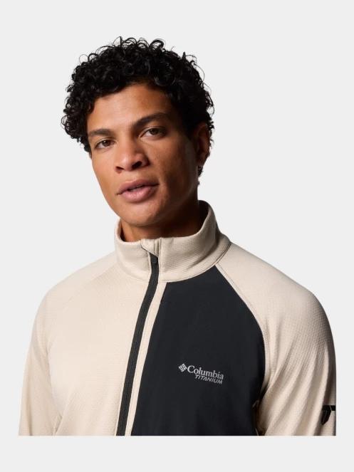Columbia Triple Canyon Grid Fleece FZ II férfi polár pulóver homok színben 6