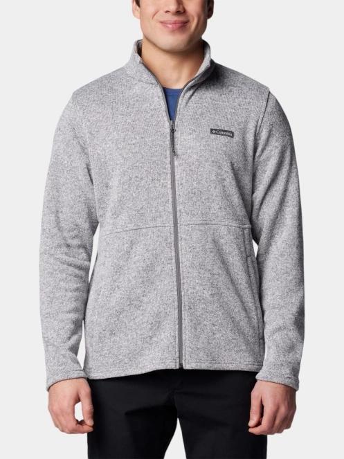 Columbia Alto Pass Full Zip Fleece férfi polár pulóver szürke színben 3