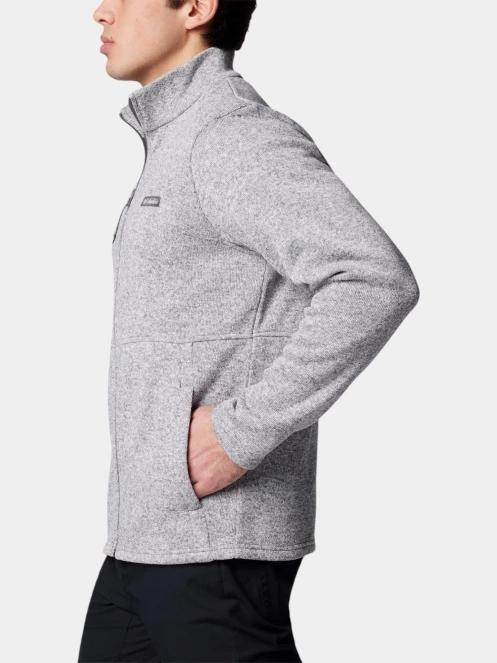 Columbia Alto Pass Full Zip Fleece férfi polár pulóver szürke színben 4