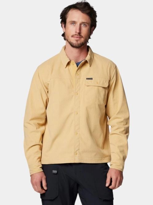 Columbia Flare Gun Corduroy Shirt férfi hosszú ujjú ing sárga színben 2
