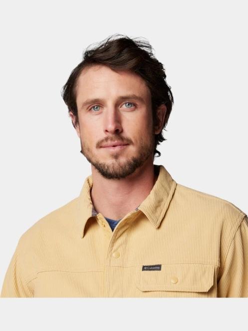 Columbia Flare Gun Corduroy Shirt férfi hosszú ujjú ing sárga színben 6