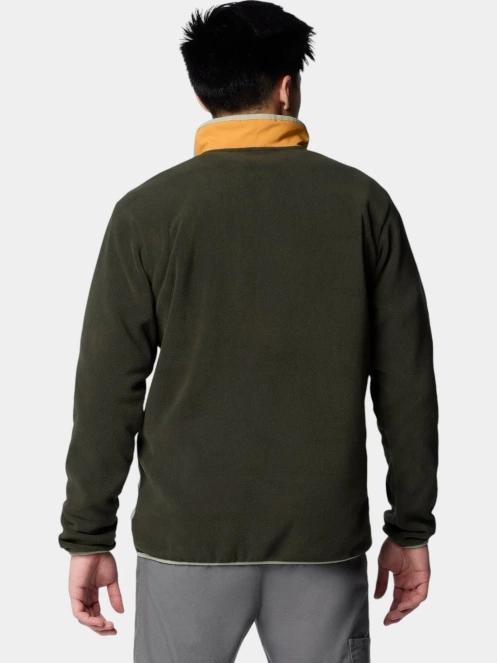 Columbia Sequoia Grove Half Zip Fleece férfi polár pulóver zöld színben 4