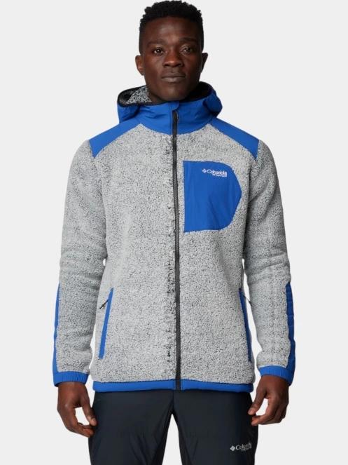 Columbia Arctic Crest Sherpa Full Zip férfi polár pulóver fehér színben 2