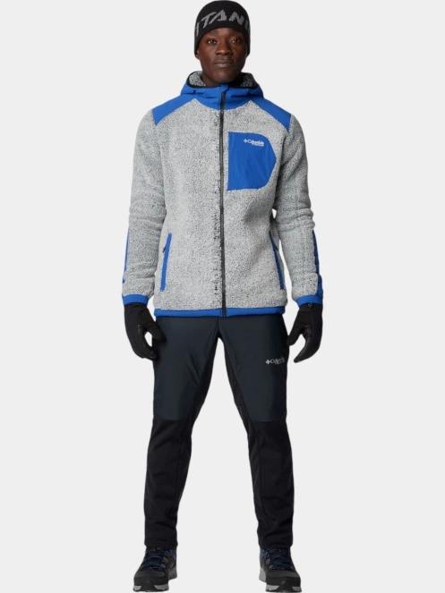Columbia Arctic Crest Sherpa Full Zip férfi polár pulóver fehér színben 5
