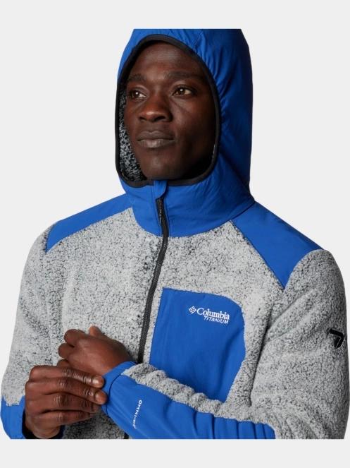 Columbia Arctic Crest Sherpa Full Zip férfi polár pulóver fehér színben 7