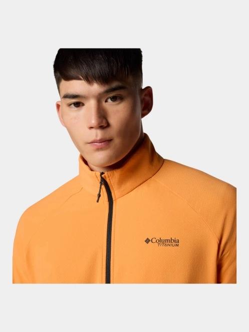 Columbia Spectre Ridge Tech Fleece FZ II férfi polár pulóver narancssárga színben 6
