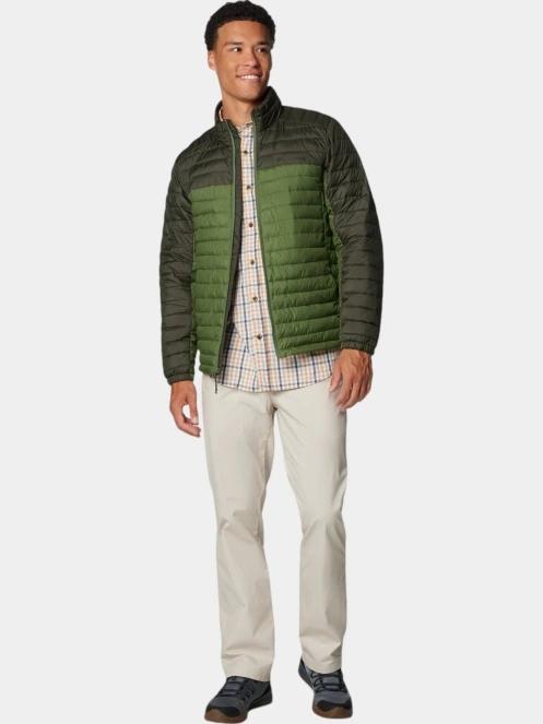 Columbia Silver Falls II Jacket férfi átmeneti kabát zöld színben 5