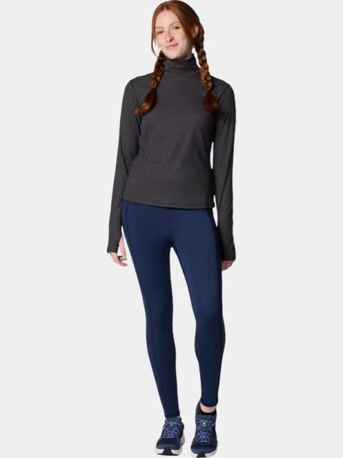 Columbia Boundless Days Knit Turtleneck Long Sleeve Shirt női hosszú ujjú sport póló kék színben 5
