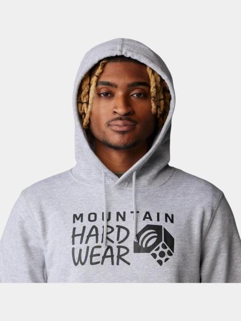 Mountain Hardwear MHW Logo PO Hoody férfi kapucnis pulóver szürke színben 6