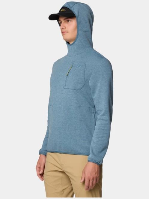 Mountain Hardwear Route Out Hoody férfi kapucnis pulóver kék színben 5