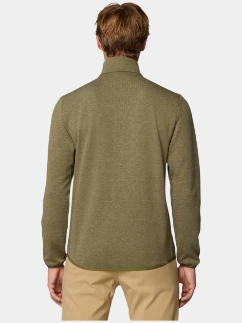 Mountain Hardwear Route Out 1/2 Zip férfi pulóver zöld színben 4