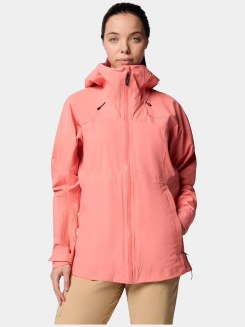 Columbia Northwest Explorer 3L Shell női esőkabát piros színben 2