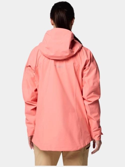 Columbia Northwest Explorer 3L Shell női esőkabát piros színben 5