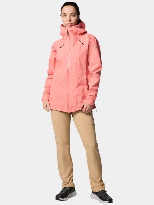 Columbia Northwest Explorer 3L Shell női esőkabát piros színben 6