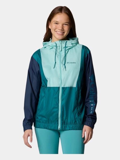 Columbia Lily Basin II Jacket női széldzseki zöld színben 2