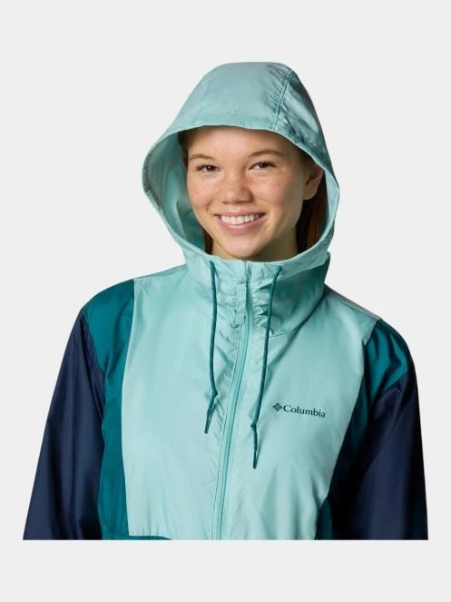 Columbia Lily Basin II Jacket női széldzseki zöld színben 6