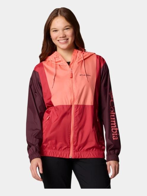 Columbia Lily Basin II Jacket női széldzseki piros színben 2