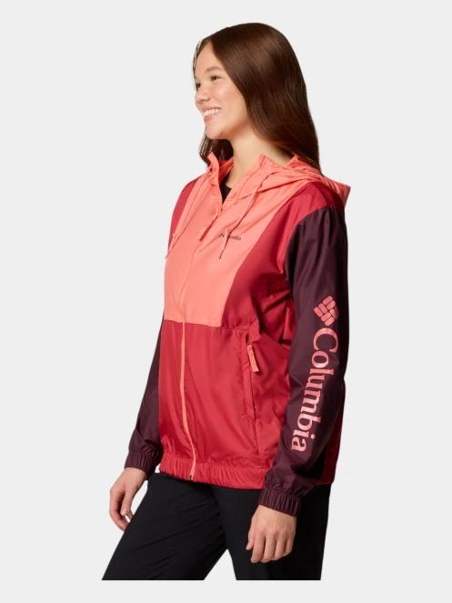 Columbia Lily Basin II Jacket női széldzseki piros színben 3