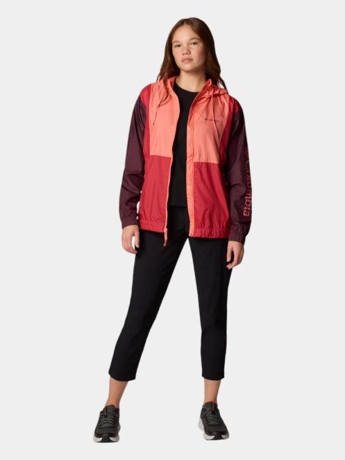 Columbia Lily Basin II Jacket női széldzseki piros színben 5