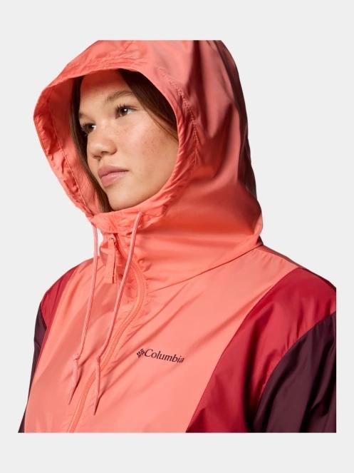 Columbia Lily Basin II Jacket női széldzseki piros színben 6