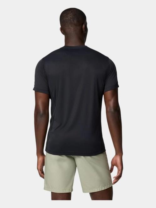 Columbia Zero Rules Light Short Sleeve Graphic Crew férfi rövid ujjú sport póló fekete színben 4