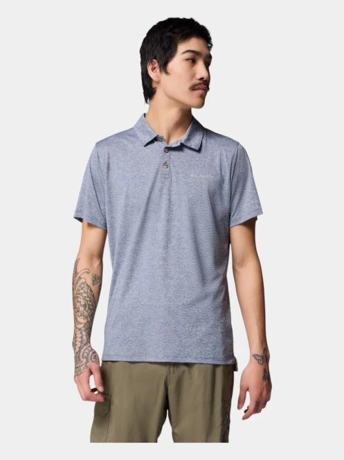 Columbia Tech Trail Utility Polo férfi galléros póló kék színben 2