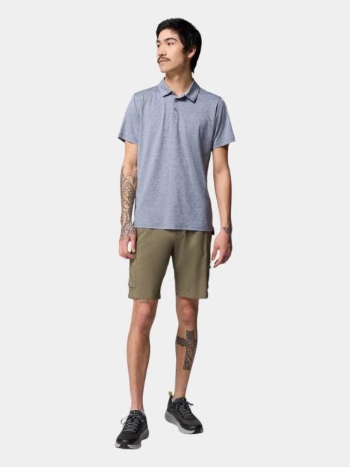 Columbia Tech Trail Utility Polo férfi galléros póló kék színben 5
