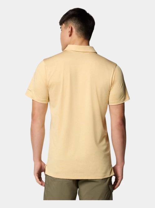 Columbia Tech Trail Utility Polo férfi galléros póló sárga színben 4