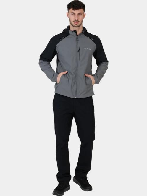Columbia Columbia Tech Nylon Hoodie férfi futódzseki szürke színben 6