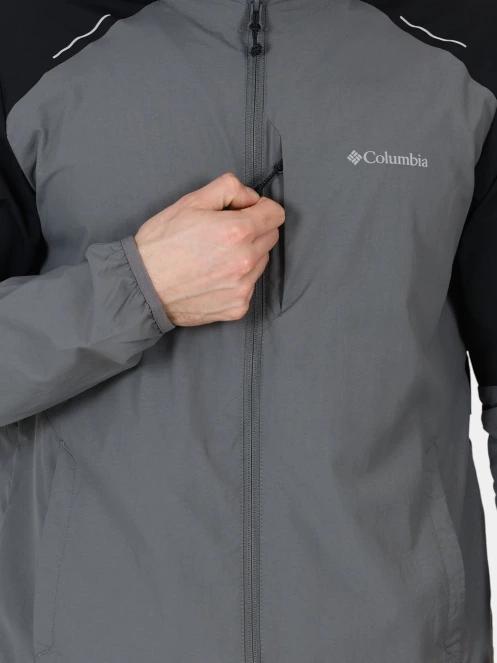 Columbia Columbia Tech Nylon Hoodie férfi futódzseki szürke színben 8