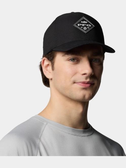 Columbia PFG Island Angler Stretch Fit Ball Cap férfi baseball sapka fekete színben 4