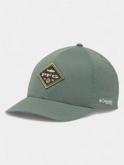 Columbia PFG Island Angler Stretch Fit Ball Cap férfi baseball sapka zöld színben 2