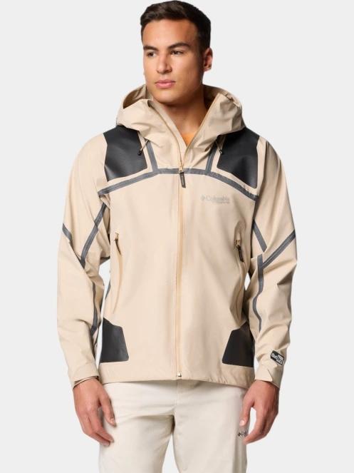 Columbia Whistler Peak Shell férfi esőkabát homok színben 2
