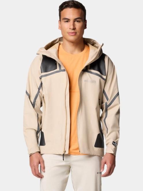 Columbia Whistler Peak Shell férfi esőkabát homok színben 6
