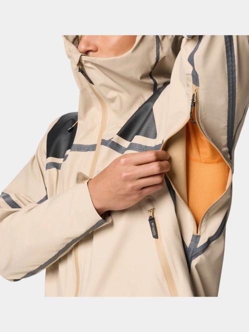 Columbia Whistler Peak Shell férfi esőkabát homok színben 7