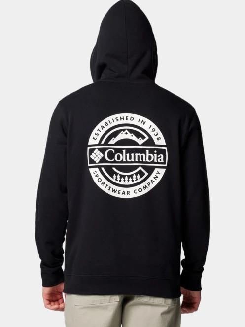 Columbia Beaumount Graphic Hoodie férfi kapucnis pulóver fekete színben 4