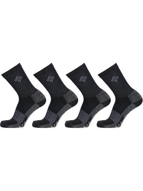 Columbia 4PP Moisture Control Basic Crew férfi zokni fekete színben 2