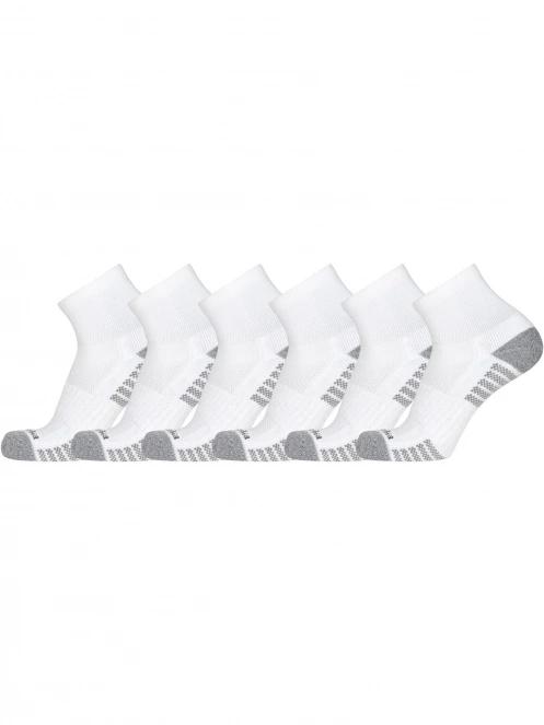 Columbia 6PP FASHION QUARTER WITH PIQUE FOOTBED férfi zokni fehér színben 2