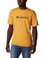 Columbia Csc Basic Logo Short Sleeve férfi rövid ujjú póló narancssárga színben 1