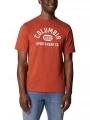 Columbia Csc Basic Logo Short Sleeve Shirt férfi rövid ujjú póló piros színben 1