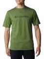 Columbia CSC Basic Logo Tee férfi rövid ujjú póló zöld színben 1