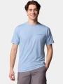 Columbia Men's Sun Trek Short Sleeve Tee férfi rövid ujjú sport póló kék színben 1
