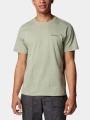 Columbia Rapid Ridge Back Graphic Tee II férfi rövid ujjú póló zöld színben 1