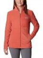 Columbia Basin Trail III Full Zip női polár pulóver rózsaszín színben 1