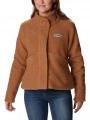 Columbia Panorama Snap Fleece Jacket női utcai kabát barna színben 1